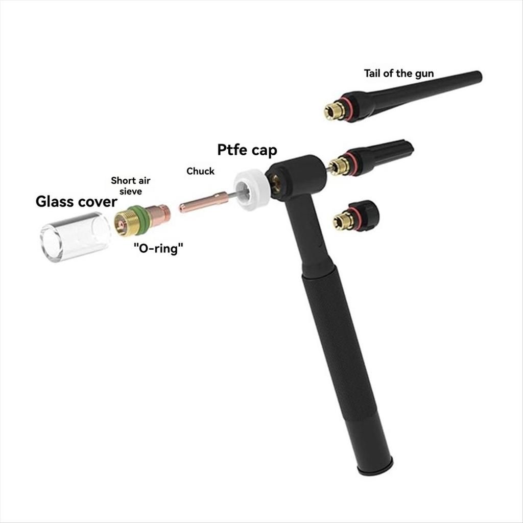BHBL 29pcs TIG Welding Torch Accessories Stubborn Gas Lens Glass Kit for -17/18/26
