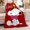 3D-Printed Classic Comic Theme Snoopy Fluffy Blanket Home Decor Collection: Sofa Throws & Shawls, Camping Blankets