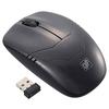 Kabellose Maus, Blaue LED, Schwarz, Mittlere Größe, PC-SMWBM32 K 01-3588