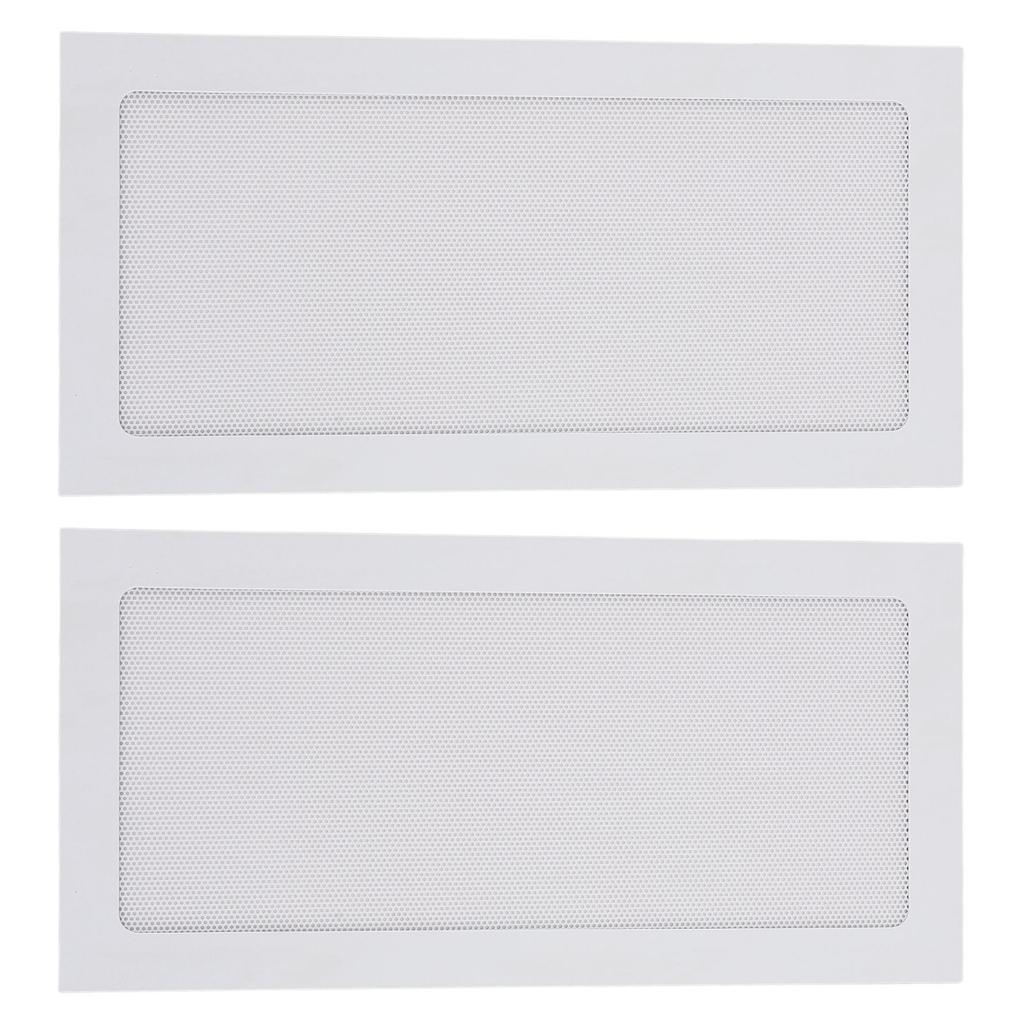2Pcs Computer Cooler Fan Dust Filter Magnetic Frame PC Fan Dust Mesh PC Cooler Filter Fine Mesh PVC