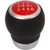 Fydun 6 Speed Gear Shift Knob Gear Shift Handball Manual Artificial Leather Replacement for (Red)