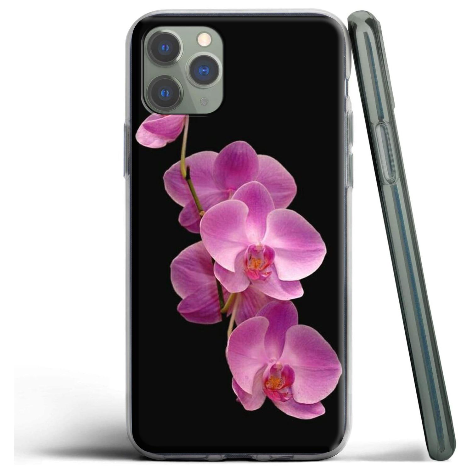 

Красочный силиконовый чехол с цветами орхидеи для Apple iPhone 12 Mini 11 Pro SE XS X XR Max 8 7 6S 6 Plus 5S Iphone Xs Max