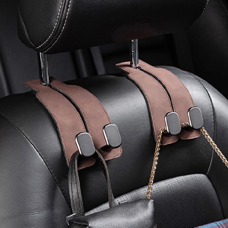 Multifunctional Bag Hook Leather Phone Stand Car Seat Back Hook Phone Hodler