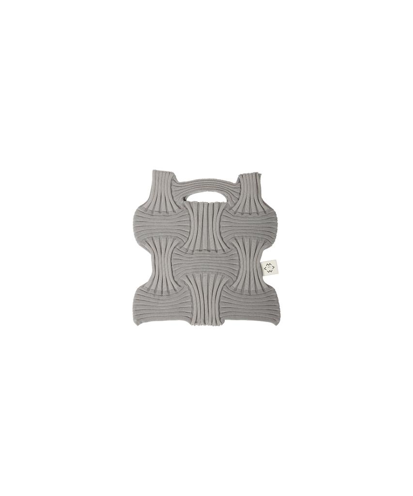 Pleatsmama New Bow Bag Gray