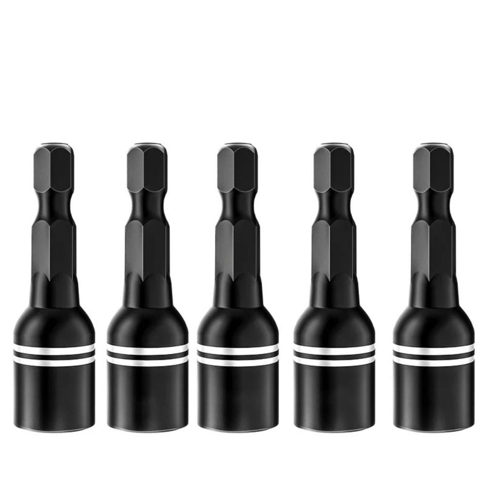 5pcs Reducer Sleeve Wrench Adapter Hex Bit Impact Socket Durable Hex Socket Adapter  Power Tools