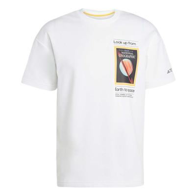 adidas X National Geographic AEROREADY UF T-Shirt Outdoor Asciugatura Rapida Manica Corta Ampia Top Unisex KC2349