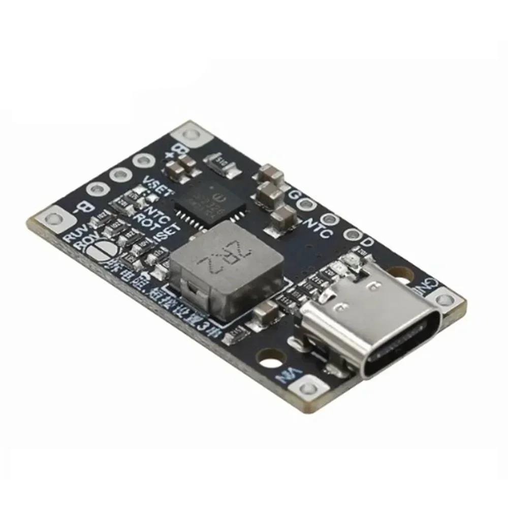 Type-C USB 2S BMS 15W 3.7V Lithium Battery Charging Boost Module With Balanced Support Fast Charger With Indicator