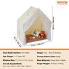 VEVOR Kids Play Tent, Kids Tent for Kids 1-5 Years Old, Toddler Tent with Mat and Tent Lamp, Tent for Kids with Windows for Indoor and Outdoor