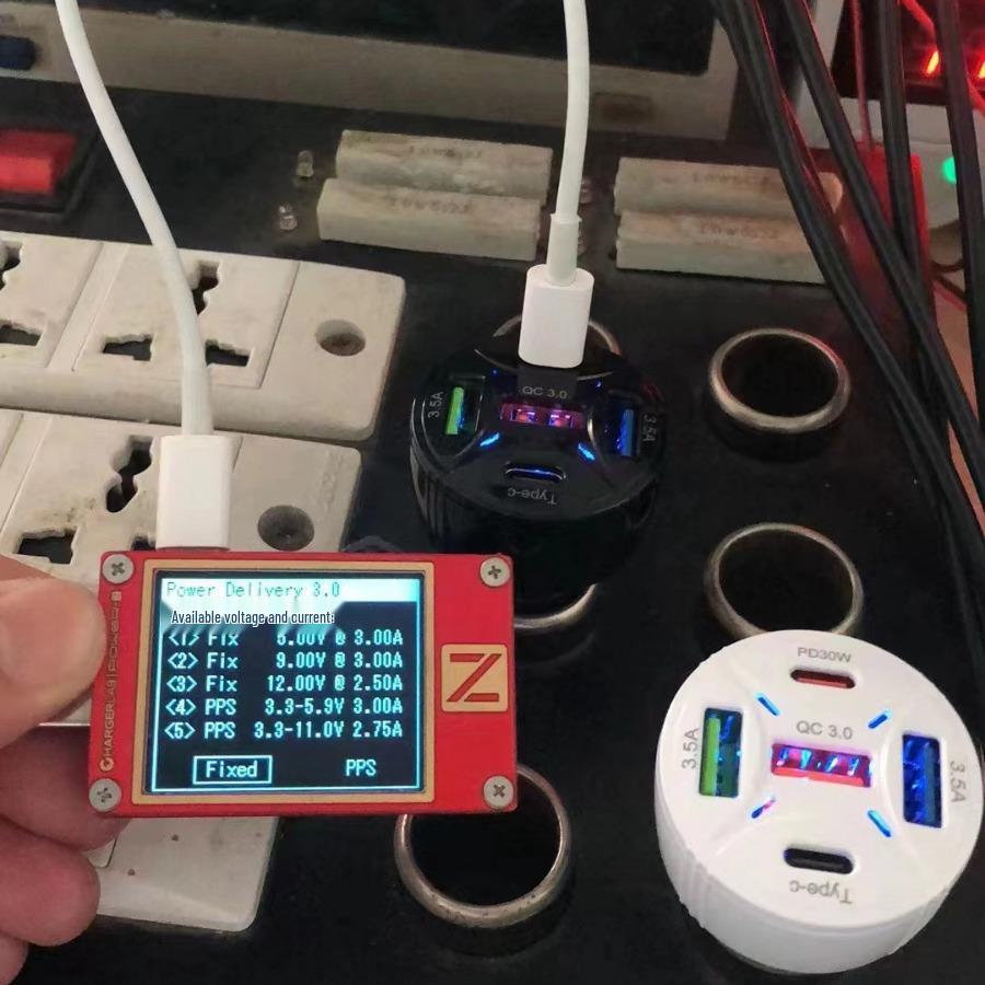 Apple 15 Car Charger 65W Multi-Port, 1-to-5 PD30W Super Fast Charging Adapter