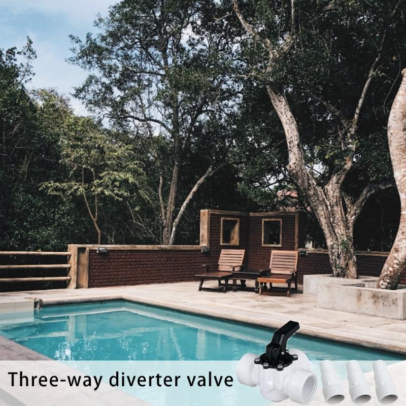 Pool Pump Hose Connector 3 Way Valves Diverter Valves Pool Management Part Pool Replacement Valves for Pool Vacuum Hoses