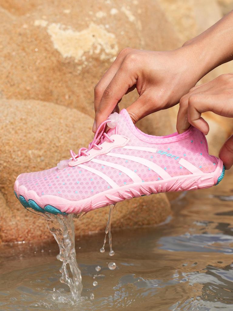 Unisex Outdoor Water Shoes, Quick-Drying, Non-Slip, Breathable, Soft Five-Finger Sole, Perfect for Fishing and Beach Activities