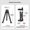 Aluminum Triple Mount Adapter 1/4 3/8 Thread for Action DSLR Camera Phone Tripod Extension Bracket Mount Replacement
