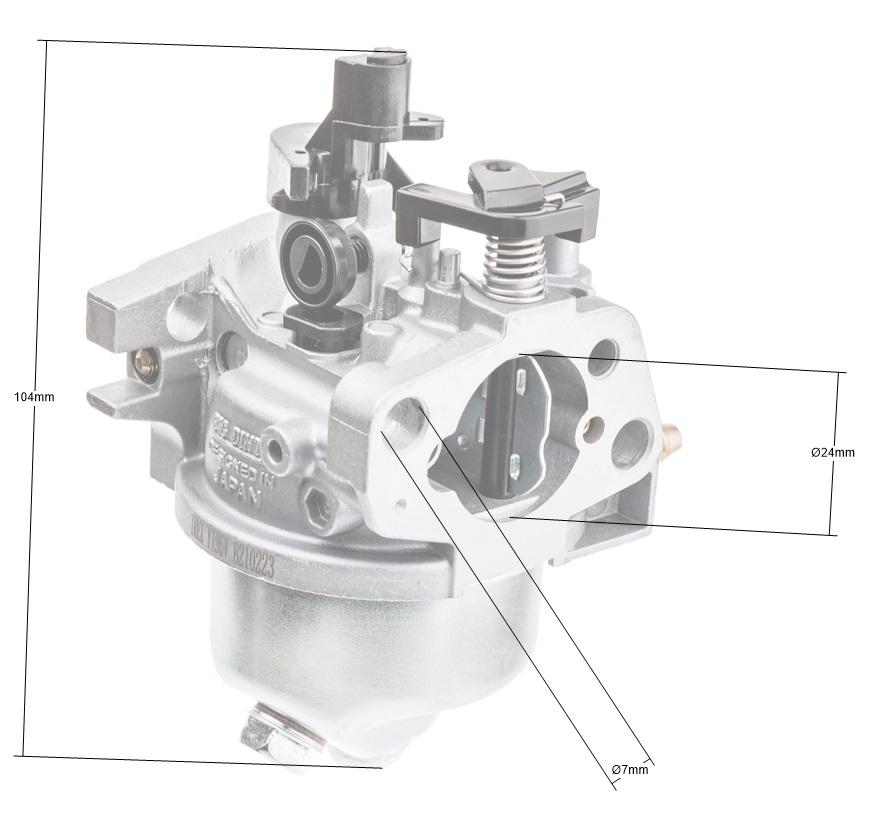 Gaźnik Loncin Lc1P70Fa Z Wałkiem 080005