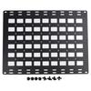 800x600x2mm Truck Bed Panel Fixed Base Stud L Rail Storage Panel Organizer Multi-function