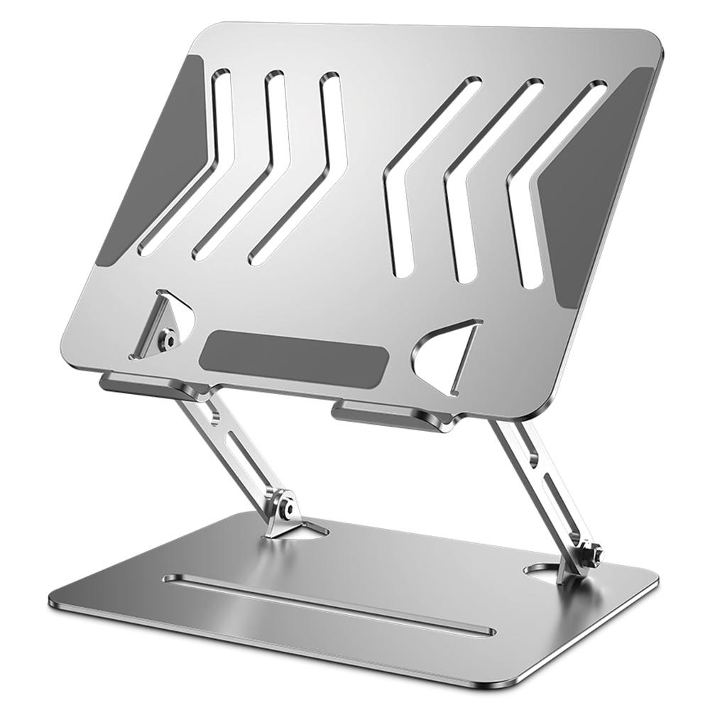 

L307 Портативна підставка для ноутбука з регульованою висотою, металевий настільний тримач з охолоджувальною конструкцією Silver