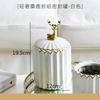Ceramic Jar Storage Tank with Deer Cover Candy Jar Cotton Swab Box Food Container Snack Box Home Desktop Organizer Tissue Box