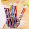 Multicolor Pens, 0.7mm 6-in-1 Multicolor Ballpoint Pen, 6-Color Retractable Ballpoint Pens for Office School Supplies