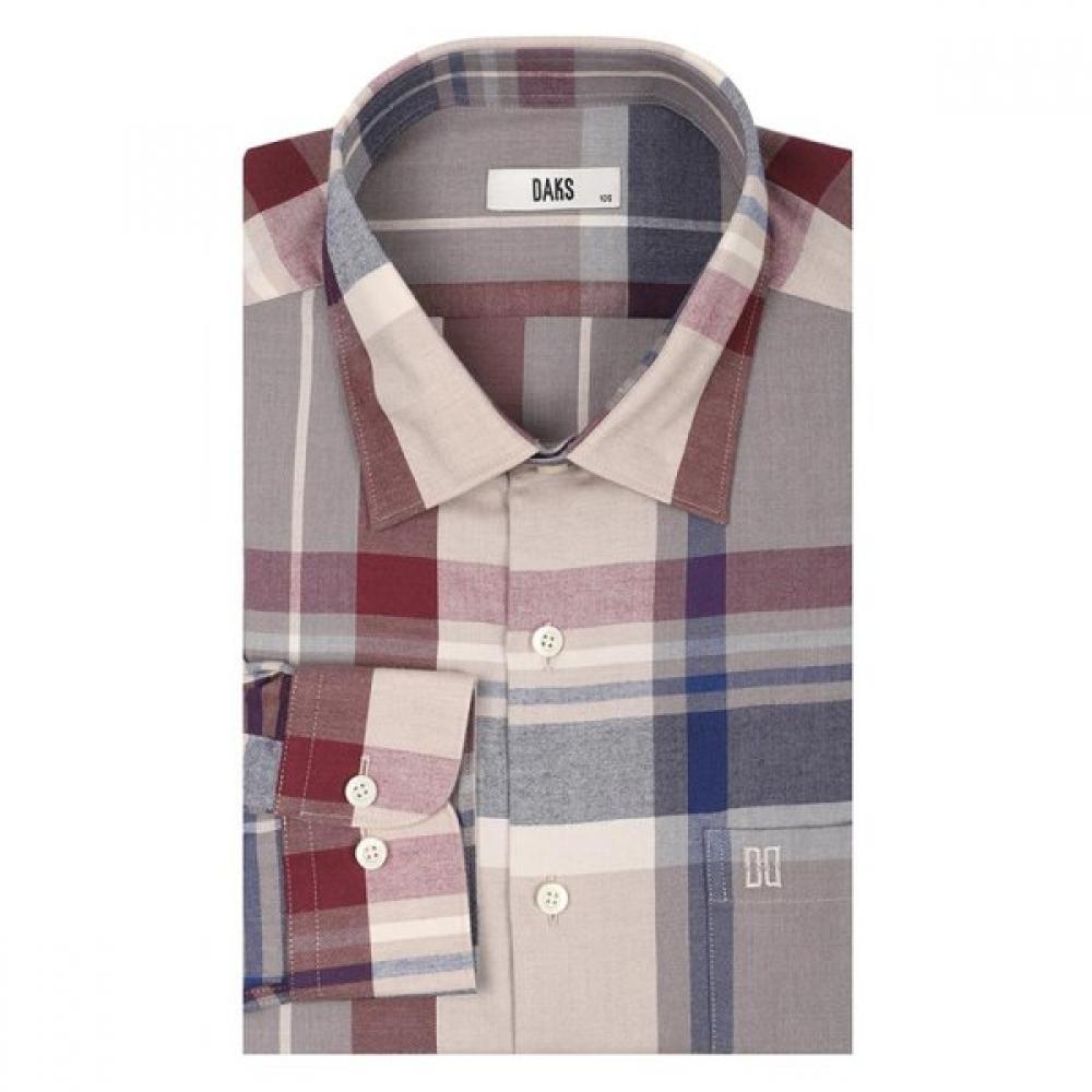 DakS Men S Cotton Blend Super Big Check Regular Fit caSual Shirt  dmp3Shcl141i1 