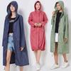 Regenmantel Damen Trenchcoat-Typ Dünn Atmungsaktiv Outdoor Wandern Wandern Einteilig Wasserdichter Poncho Herren Mehrfarbig Tragbar