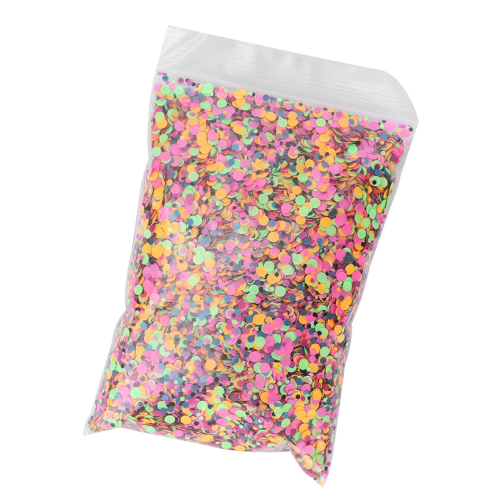 

Circle Shape Chunky Glitter Cosmetic Nail Art Flakes Festival Crafts Sequins 50g