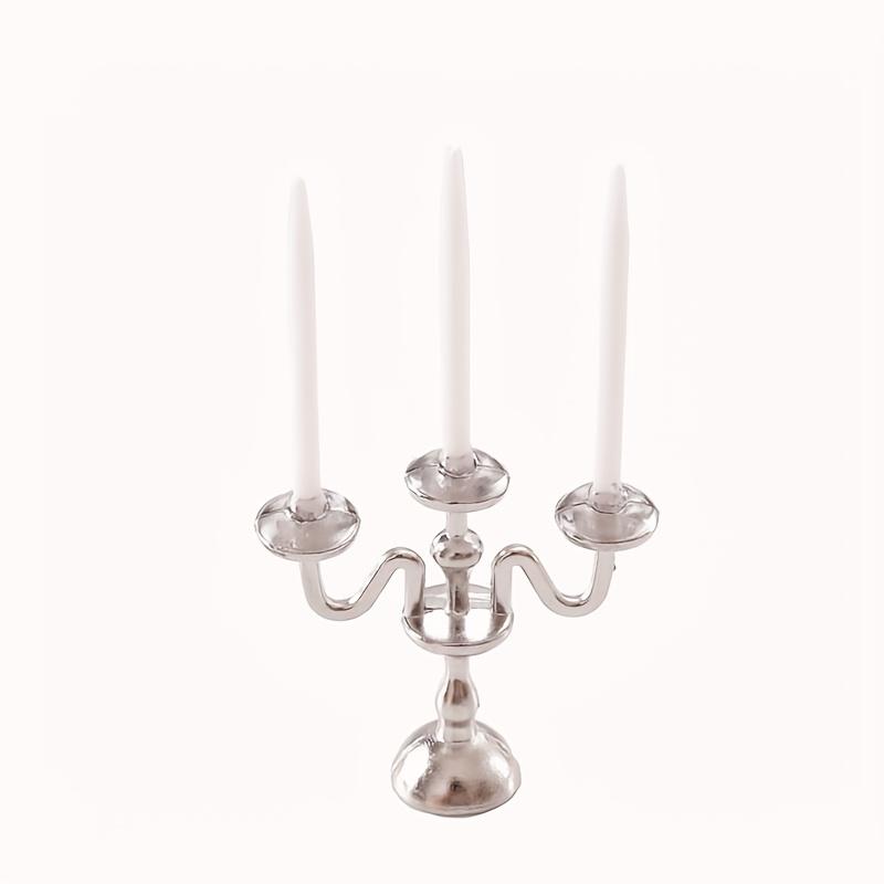 Mini Vintage Three-armed Candlestick Home Table Decor
