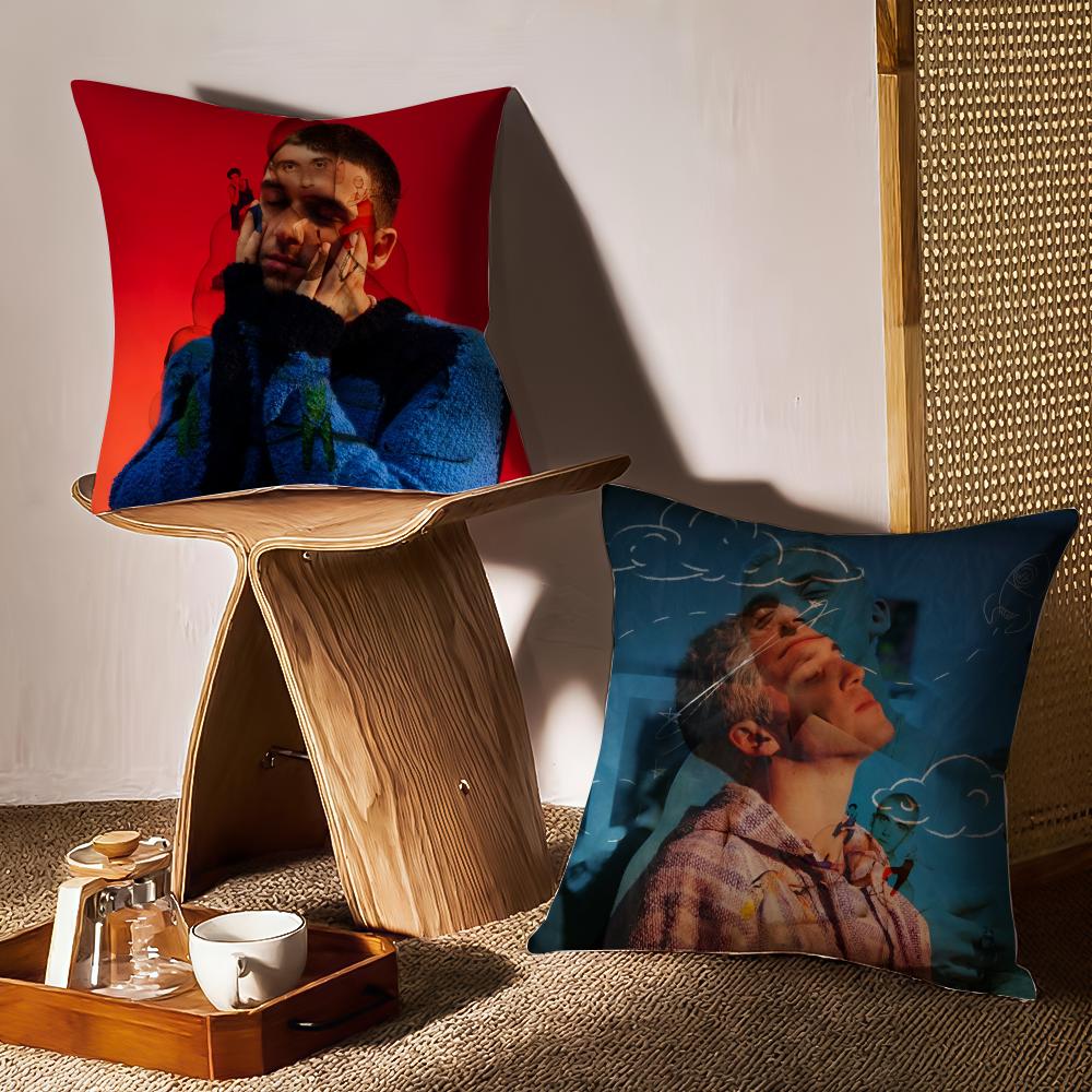 Hot Chill Singer Music L-Lauv Pillow Case Sofa Living Room Bedroom Headboard Backrest Cushion Square Cushion