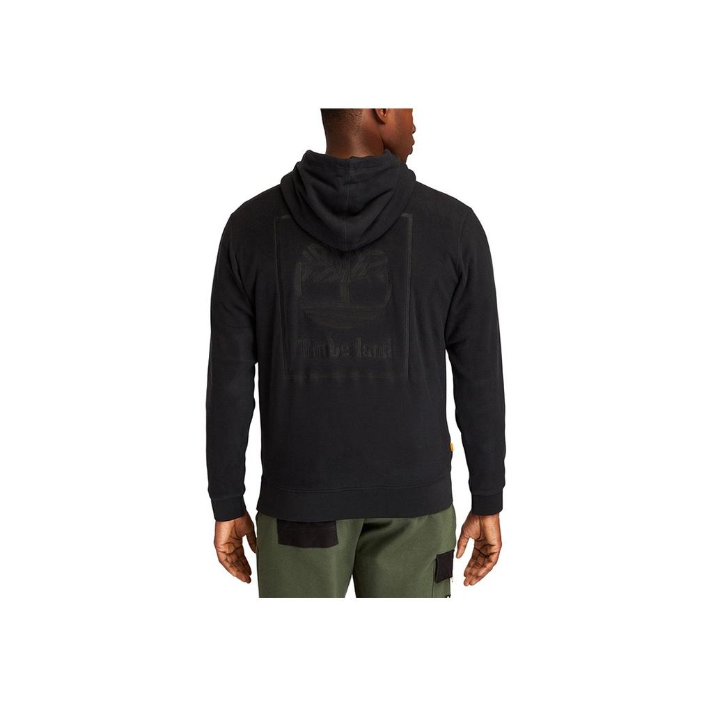 Timberland Fleece Lined Hooded Sweatshirt Men Sweatshirts Black A22GC-001