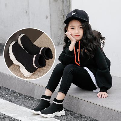 Pantofi pentru copii, primăvară, toamnă, pantofi sport respirabili, pantofi tricotati casual de designer, pantofi pentru fete, cu talpă moale, antiderapante, Tenis De Niño