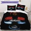 The Weeknd Pattern Bedding Uilt Set Uilt Cover Pillowcase Home Decoration Birthday Gift (1 * Duvet Cover + 2 * Pillowcase Without Core)