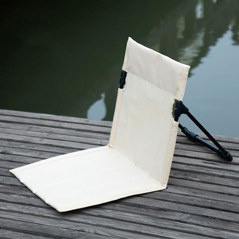 Scaun de picnic și de agrement ușor, portabil și pliabil cu cadru de fier și fibre de poliester, scaun de camping pentru exterior