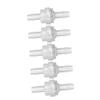 5PCS Plastic Check Valve Non Return One Way Valve for Water Treatment(6mm )