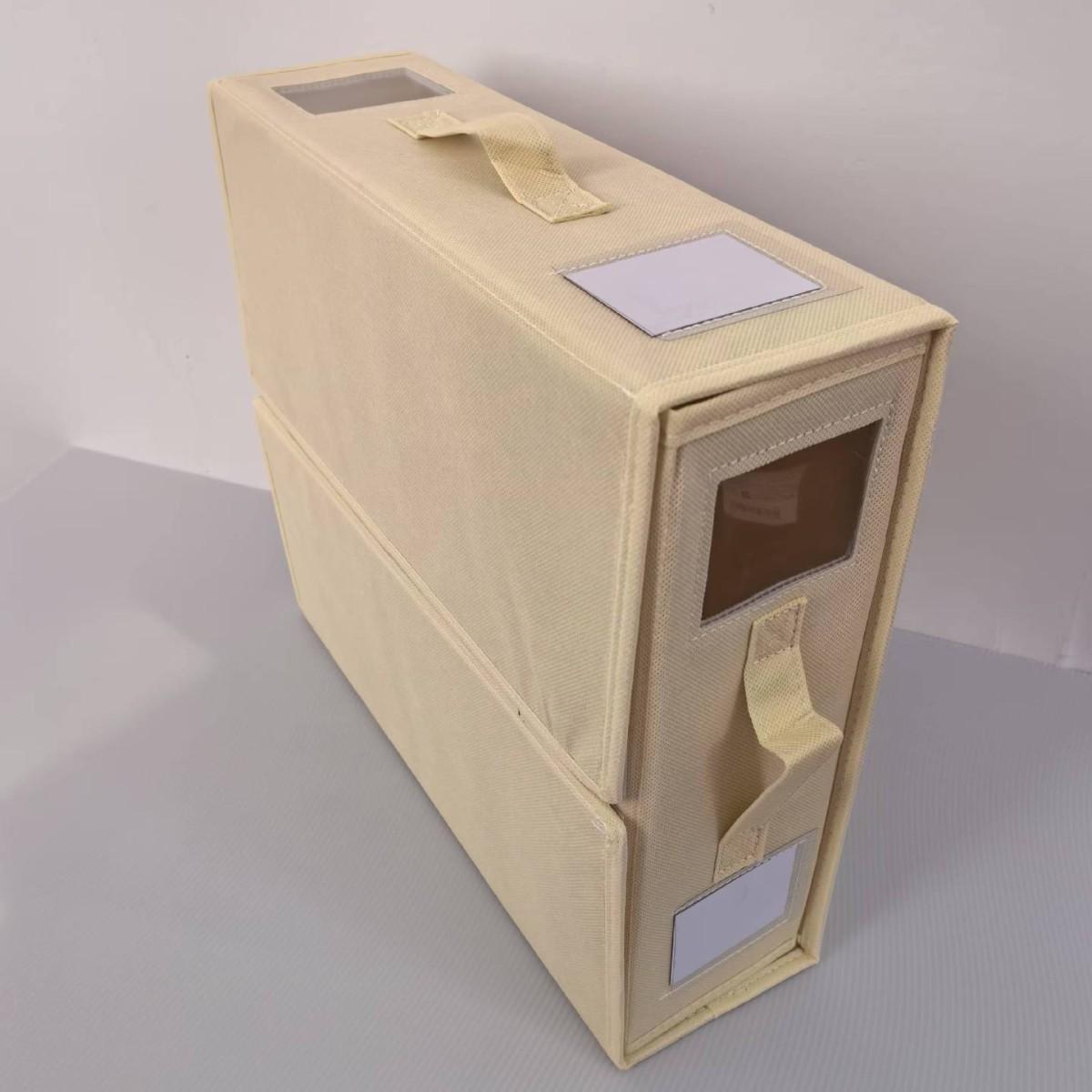 New Foldable Storage Box Four-piece Storage Box Clothes Sheet Quilt Cover Storage Artifact Organizing Box length 38 * width 33 * height 12