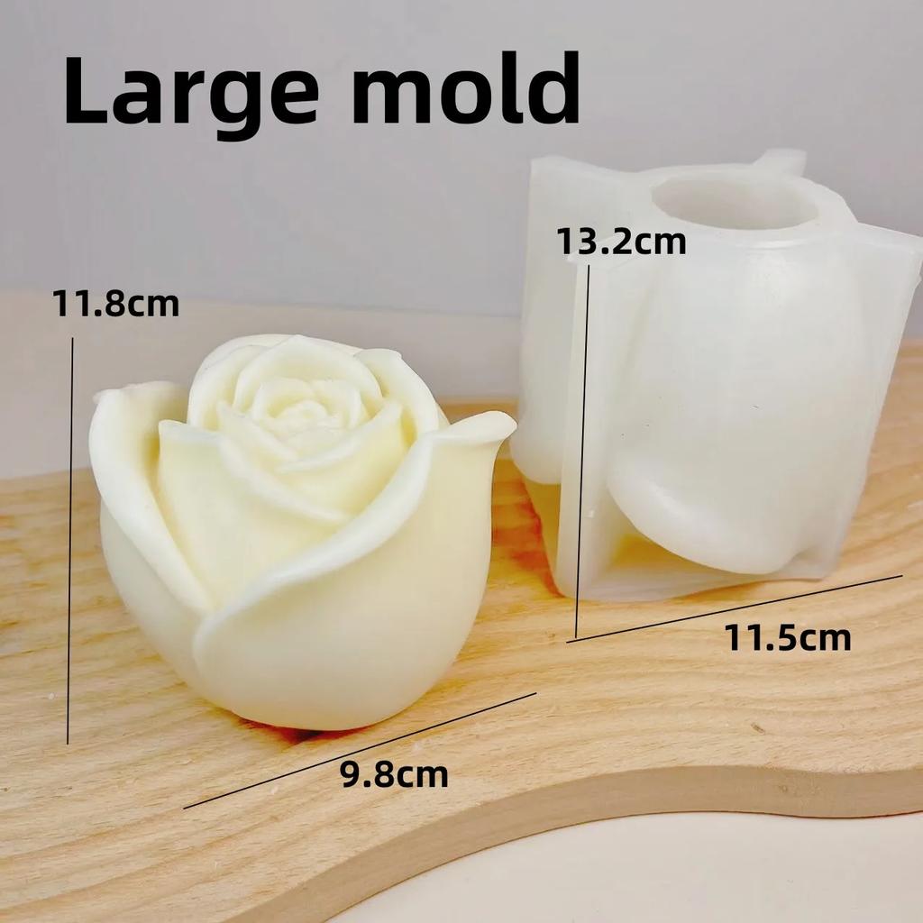 16.5cm Piwonia Silikonowa Forma na Świecę Bardzo Duża Kwiat 3D Aromaterapia Gips Żywica Narzędzie do Robienia DIY Ciasto Czekoladowe Forma na Mydło
