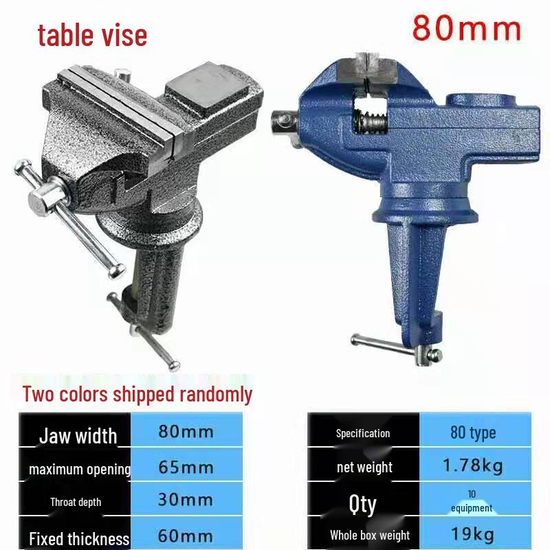 Industrial Heavy-Duty Bench Vise with Anvil - Available In Sizes 4" To 16"