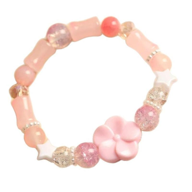 Dopamine Florals Bracelet Symbolizing Joy and Vitalities for Fashionable Women Seek Unique Jewelry Accessories