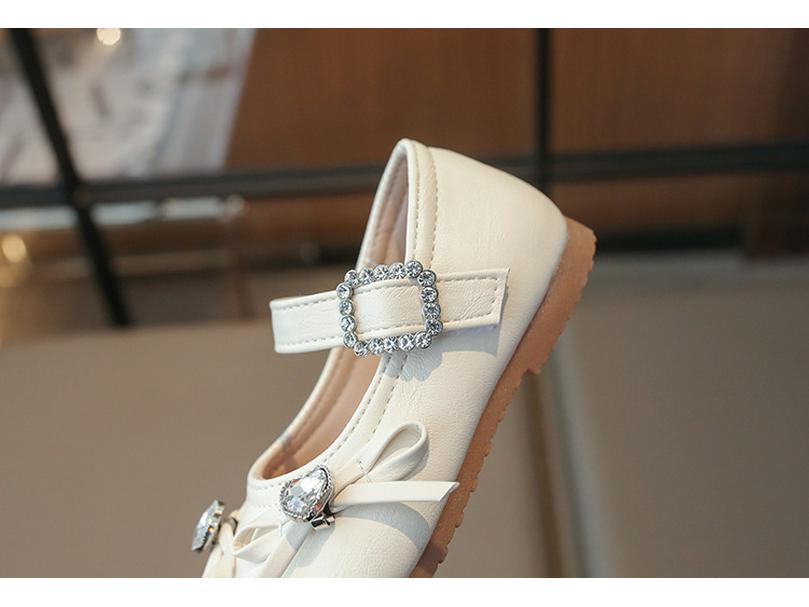 2026 Spring Girl's Bow Princess Leather Flats - Cute & Trendy Low-Cut Shoes