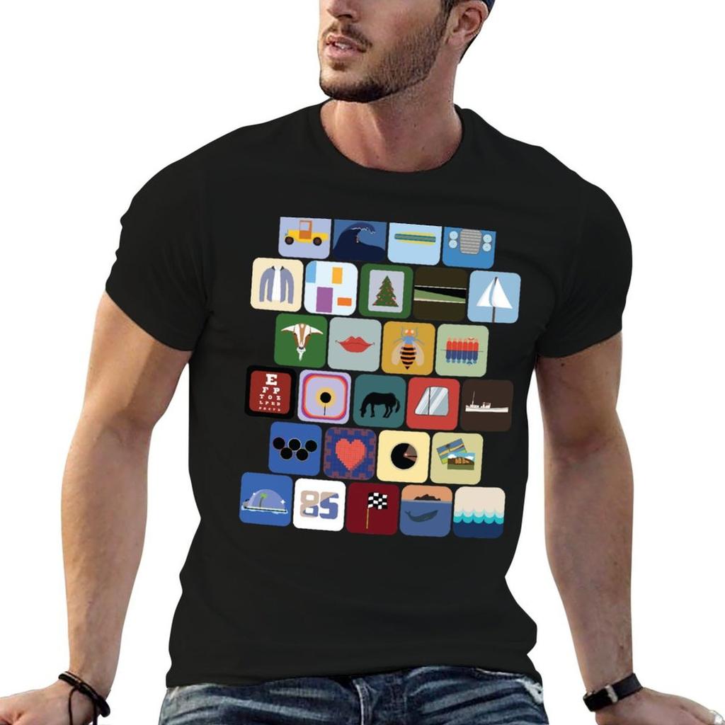 The Beach Boys Discography Classic T-Shirt Holiday Casual Short Sleeve Top