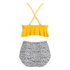 Women's Striped Printing Padded Push Up 2 Piece Bikini Sets Swimsuits Beachweart