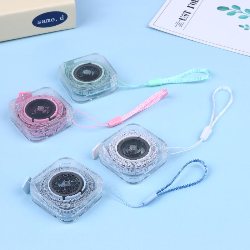 2-Meter Mini Metrisch Und Imperial Langlebiges Maßband Multifunktional Und Hochpräzise Haushalts Schrumpf-Maßband