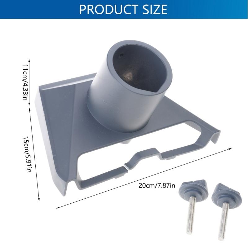 Universal GEN3 Satellite Terminals Mounting Base Alloy Bracket Integrated Ethernet Port Pipe Adapter