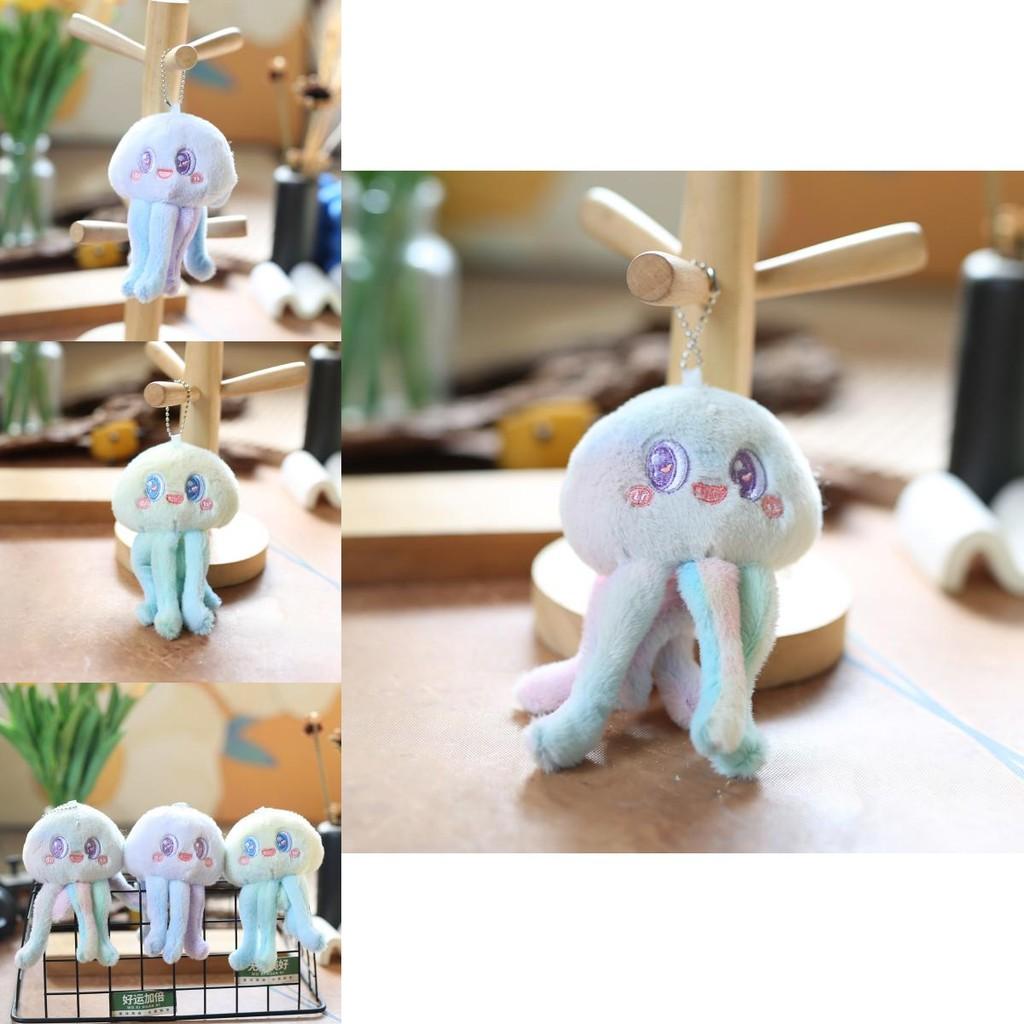 Adorable Plush Octopus Keychain Cute Soft Short Plush Toy Stuffed Animal