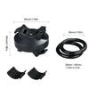 LED Flashlight Torch Clamps Bracket Bicycle Light Lamps Band-Strap Stand Holders