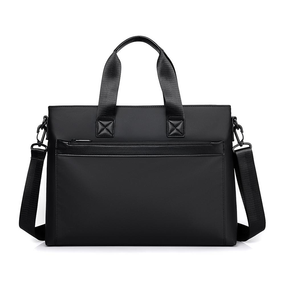 Men's Business Briefcase Large Capacity Shoulder Bag Crossbody Bag
