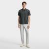 Fila F.C. Classic Minimalist Basic Casual Light Business Versatile Comfortable Knitted Short Sleeve Polo Shirt Men Tops Shadow-Gray F11M621103FCC