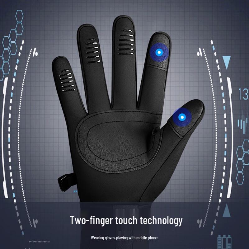 Woodpecker Erkek Kışlık Sıcak Dokunmatik Ekran Eldivenleri