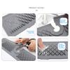 Silicone Sink Splash Guard Portable Adjustable Water Splash Catcher Mat Thickened Splash Proof for Bathroom Kitchen