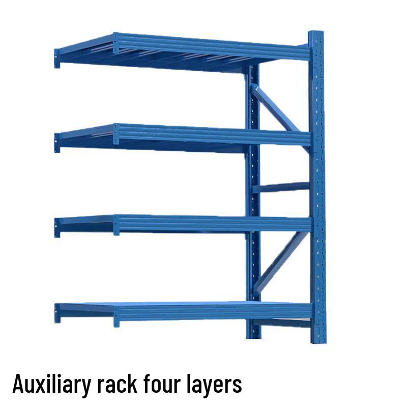 4-Tier Durable Metal Warehouse & Home Storage Rack