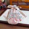 Pearl Bow Pet Birthday Hat Diamond Detail Pet Party Outfit  Birthday Party