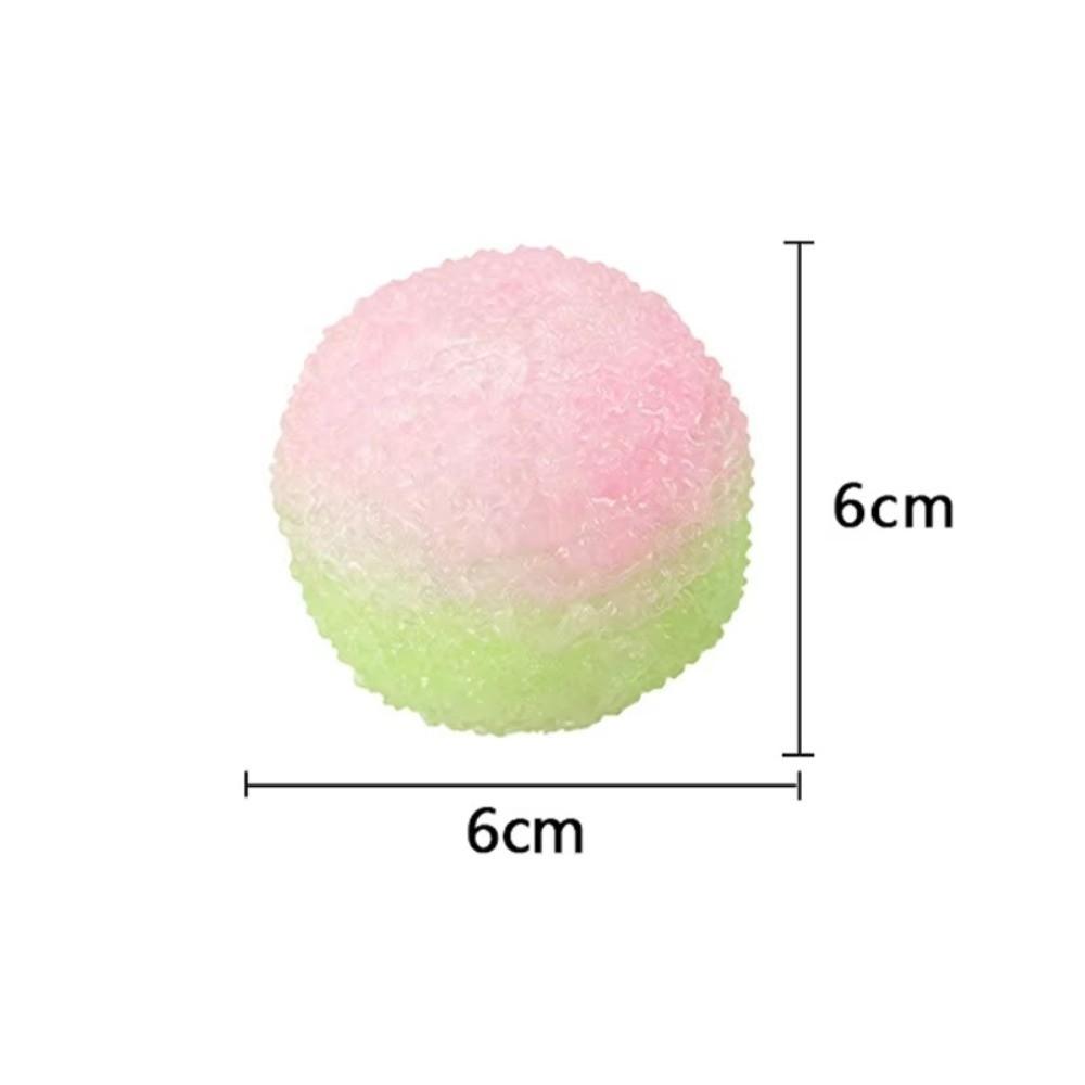 Slow Rebound Crispy Skin Ball Slow Rising Cracking Squishy Toy Moldable Squeeze Ball  Hand Exercise