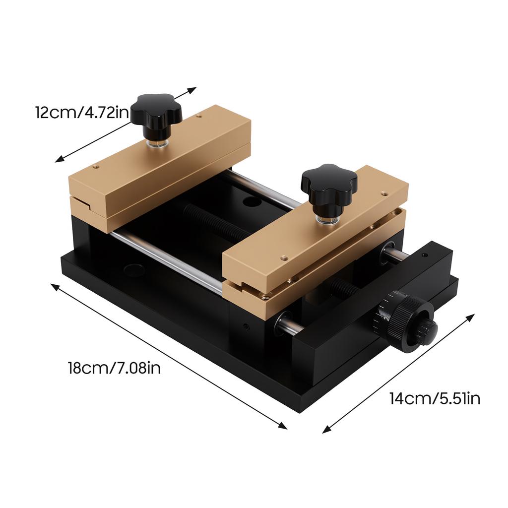 Marking Machine Fixture,Metal Sheet Cutting Holder Table,Adjustable Aluminum Alloy Tool for Laser Cutting, 4.72in Clamping Range